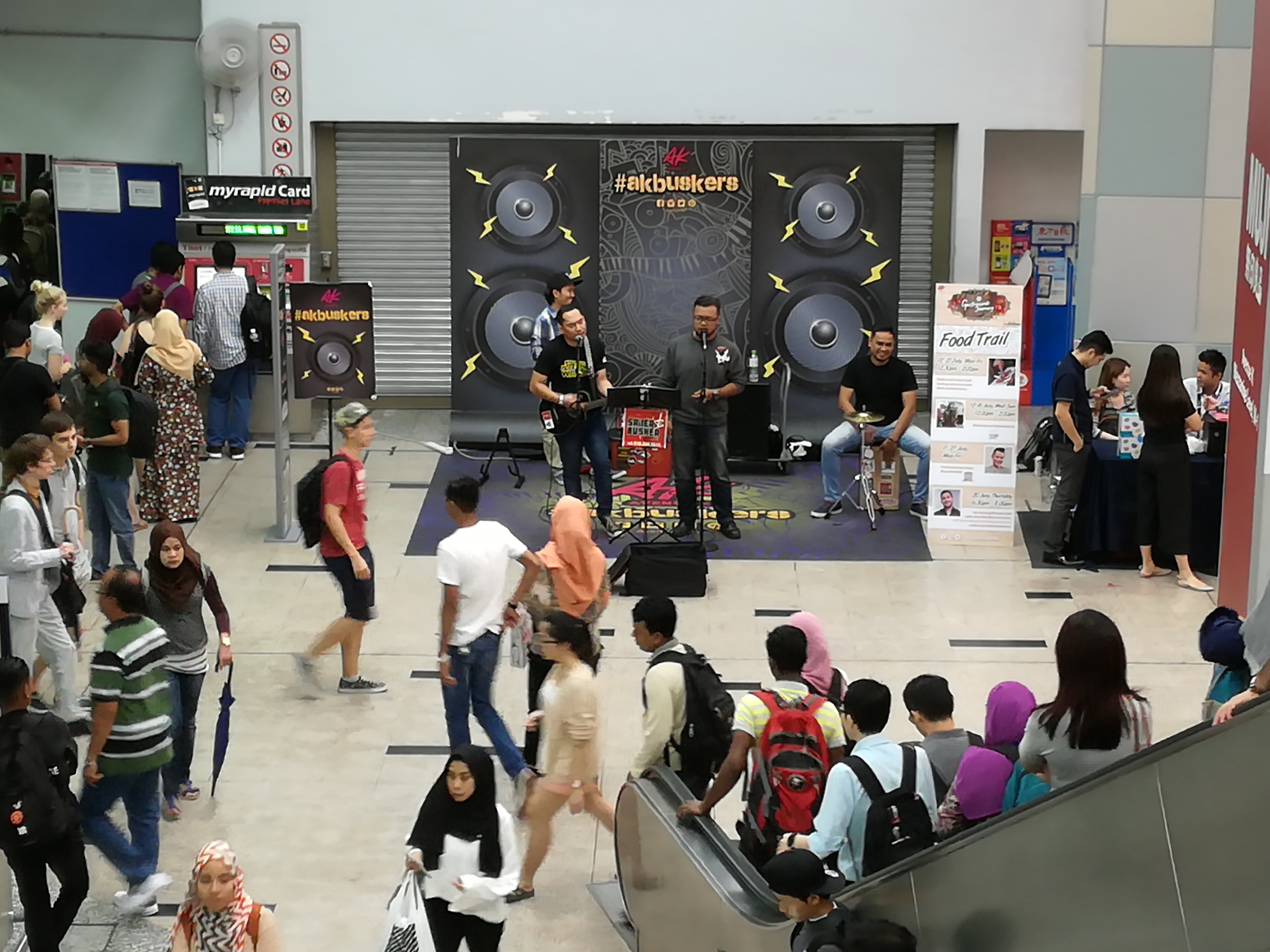 Rojak Daily/Shahridzuan Azali The urban stage of buskers at Avenue K.